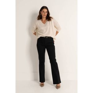 CLAUDIA BY CLAUDIA STRÄTER - Flared Jeans - Zwart - High Waist