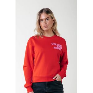 Colourful Rebel sweater rood