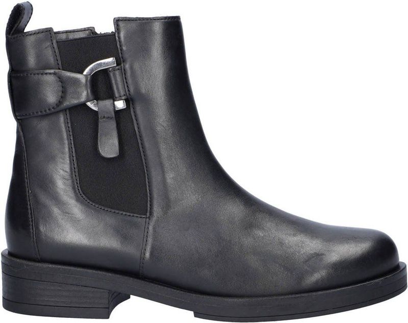 Gabor - Best Fitting - Leren Enkellaarsjes - Zwart