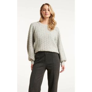 Smashed Lemon - Gebreide Top - Babyroze - Losvallend - Korte Lengte