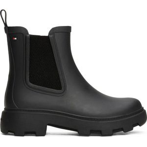 Tommy Hilfiger chunky regenlaarzen zwart