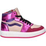 Nelson - Kids - Hoge Sneakers - Leer en Imitatieleer