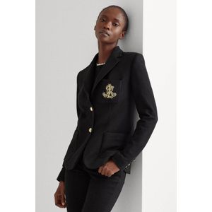 Lauren Ralph Lauren blazer met borduursels zwart