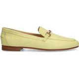 Sacha leren loafers geel