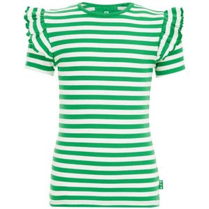 WE Fashion gestreept T-shirt groen