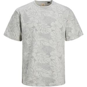 JACK & JONES PREMIUM T-shirt JPRBLUNAEL met all over print grey melange
