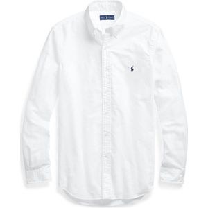 POLO Ralph Lauren slim fit overhemd met logo wit