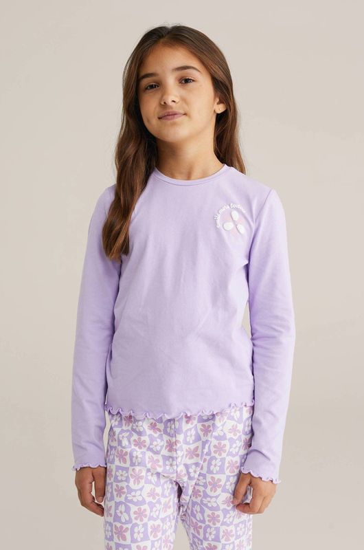 WE Fashion Pyjama set lila