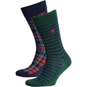 Ralph Lauren sokken - set van 2 donkergroen/donkerblauw