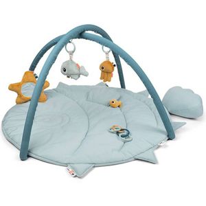 Done by Deer babygym Activity Play mat Sea friends Blue