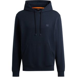 BOSS hoodie Wetalk met logo donkerblauw