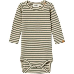 LIL' ATELIER BABY romper NBMGAGO groen/ecru