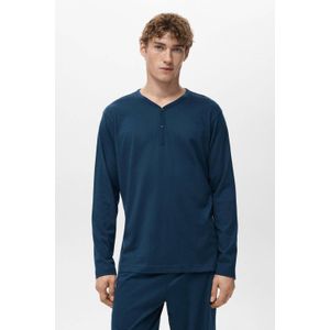 Mango Man pyjama donkerblauw