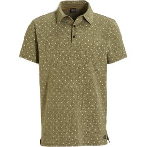 Twinlife polo met all over print dustky green