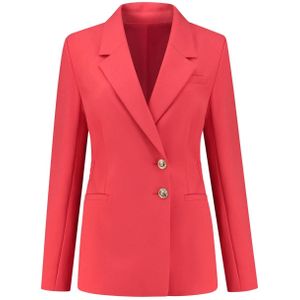 Fifth House x Chantal Janzen getailleerde blazer Avril rood