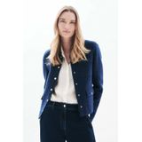 Caroll wollen jasje donkerblauw