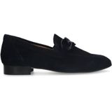 Manfield suède loafers blauw