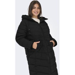 ONLY CARMAKOMA - Jas - Doorgestikte Stof - Capuchon - Plus-Size