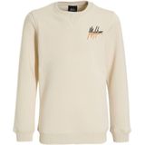 Malelions sweater Split met logo beige