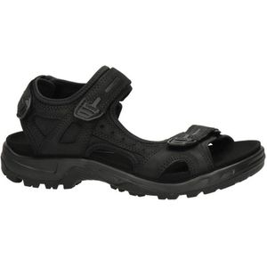 Ecco Offroad nubuck outdoor sandalen zwart