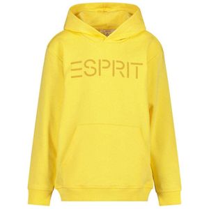 ESPRIT hoodie met logo geel