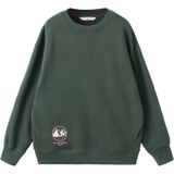 Mango Kids - Sweater - Groen - Met Backprint