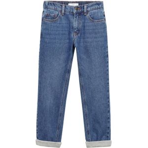 Mango Kids straight fit jeans middenblauw