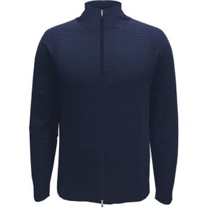 SELECTED HOMME gebreid vest SLHROSS donkerblauw