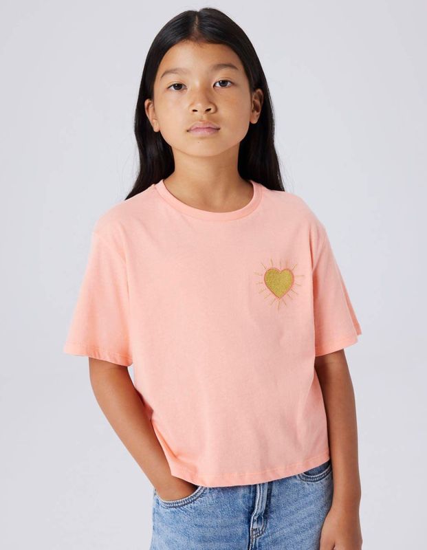 NAME IT KIDS T-shirt zalm