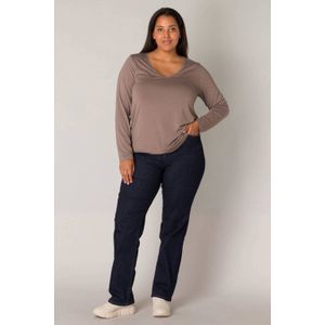 Base Level Curvy top taupe