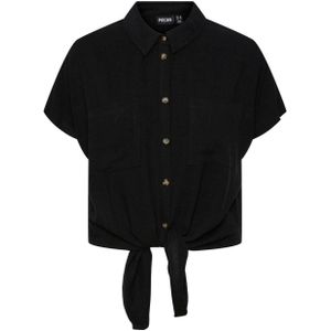 PIECES blouse PCVINSTY zwart