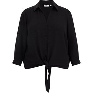WE Fashion Curve geweven blouse zwart