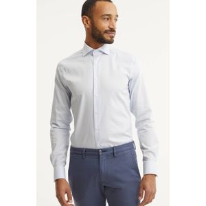 Michaelis slim fit strijkvrij overhemd - mouwlengte 7 extra lang