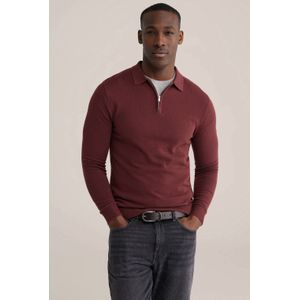 WE Fashion trui fijn gebreid rood