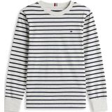 Tommy Hilfiger gestreepte T-shirt lichtgrijs