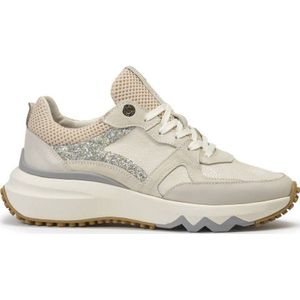 Floris van Bommel Curvi 01.23 Chunky Leren Sneakers Naturel