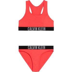 Calvin Klein crop bikni rood