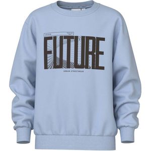 Sweatshirt - Regular Fit - Geborstelde Sweatstof - Lange Mouwen