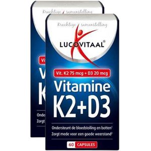Lucovitaal duopack K2 + D3 Vitamine