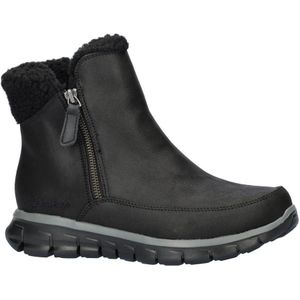 Skechers Synergy gevoerde enkelboots zwart