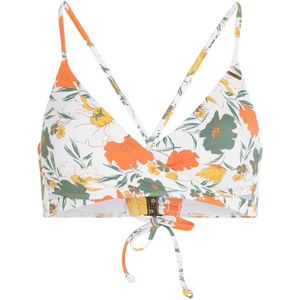 O'Neill voorgevormde bikinitop Baay wit/oranje/groen