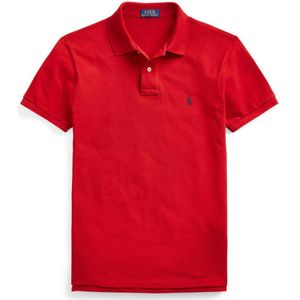POLO Ralph Lauren slim fit polo met logo rood