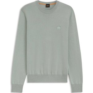 BOSS Menswear - Trui - Katoen en Kasjmier - Met Logopatch