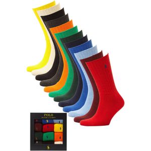 Ralph Lauren giftbox sokken - set van 12 multi