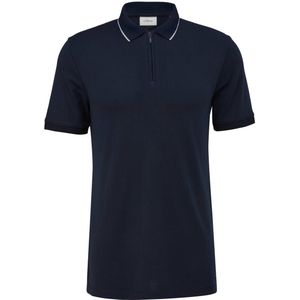 s.Oliver BLACK LABEL polo donkerblauw