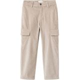Mango Kids corduroy casual broek beige