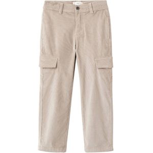 Mango Kids corduroy casual broek beige