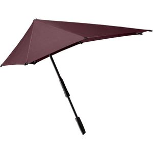 Senz stormparaplu Large Stick bordeauxrood