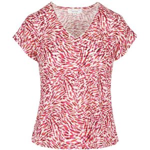 LOLALIZA T-shirt met all over print rood/roze