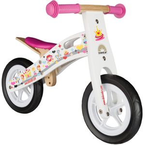 BikeStar houten loopfiets, 10 inch wielen, prinses